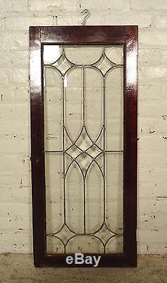 Vintage Antique Stained Glass Window Panel (2016)NS