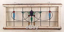 Vintage English Stained Glass Window Panel (2774)NJ