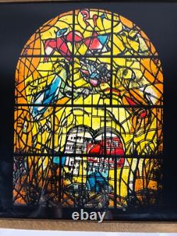 Vintage Marc Chagall Glass Panel Tribe of Levi Stained Glass Window