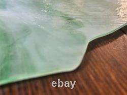 Vintage Millville NJ Area Stained Glass Sheets Antique Opalescent Slag Lot 2pc