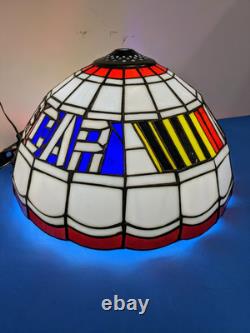 Vintage Nascar 12 Stained Glass Lamp Shade 2004 The Memory Company