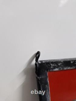 Vintage Stained Glass Clown Panel Handcrafted Leaded Window Hanging Art Decor