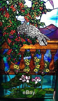 Vintage Stained Glass Panel, Antique Stained Glass, Custom Stained Glass Window