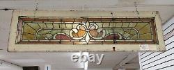 Vintage Stained Glass Window Panel