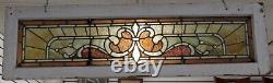 Vintage Stained Glass Window Panel