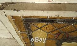 Vintage Stained Glass Window Panel (1962)NS
