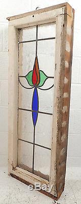 Vintage Stained Glass Window Panel (2816)NJ