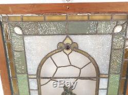 Vintage Stained Glass Window Panel (2939)NJ