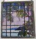 Vintage TIFFANY Museum of Modern Art Oyster Bay Stained Glass Suncatcher Panel