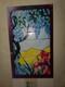 Vintage Tiffany Wisteria Stained Glass Window Panel