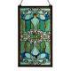 Window Panel Green Stained Glass Brandi's Handcrafted Wall Art Decorative Chain