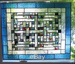 Woven Stained Glass Window Panel EBSQ Artist