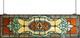 Yogoart 32 Inch Width Horizontal Stained Glass Window Hangings Tiffany Glass Win