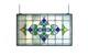 Yogoart Tiffany Style Stained Glass Window Hanging Panels Horizontal Transom